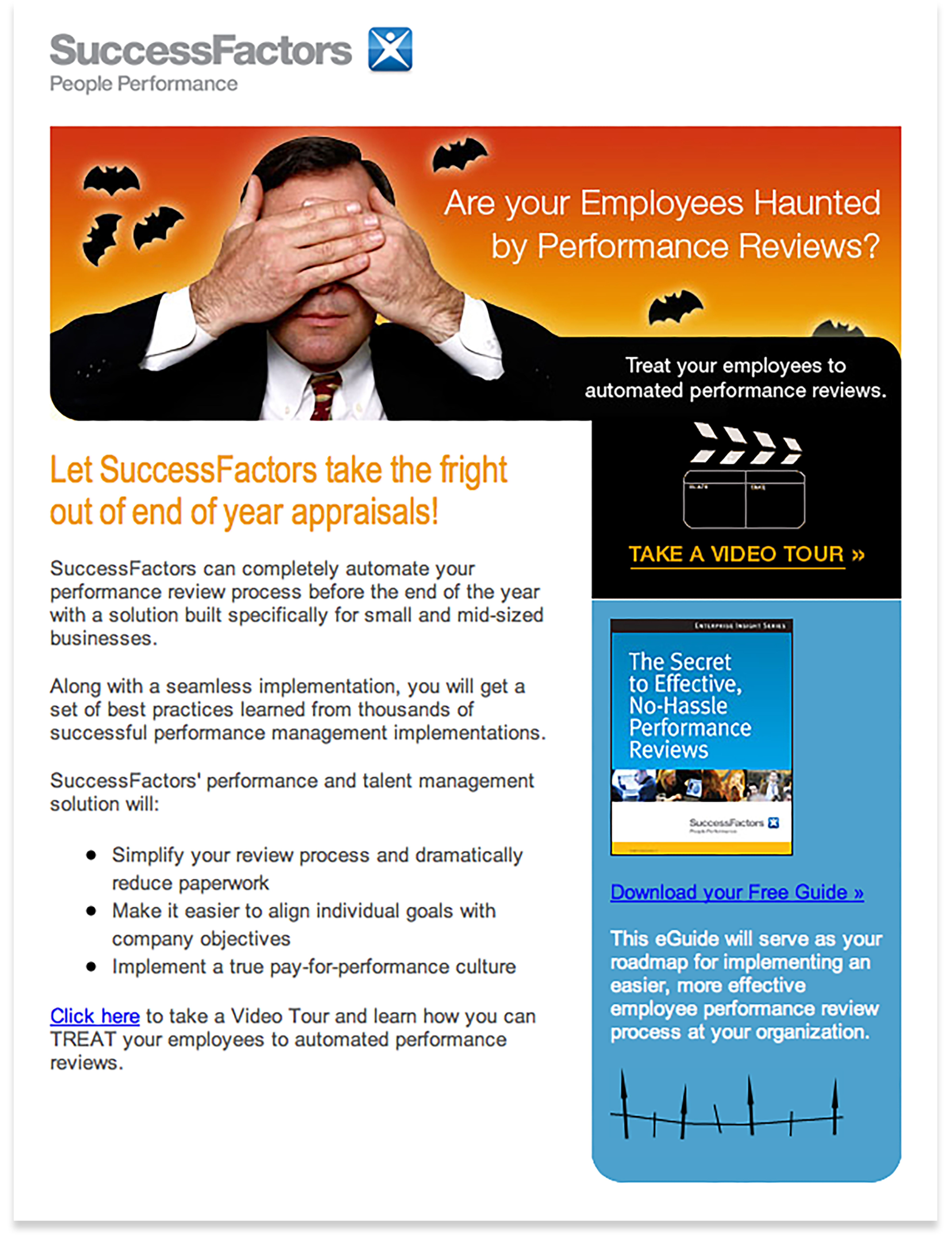 Success Factors Email Design